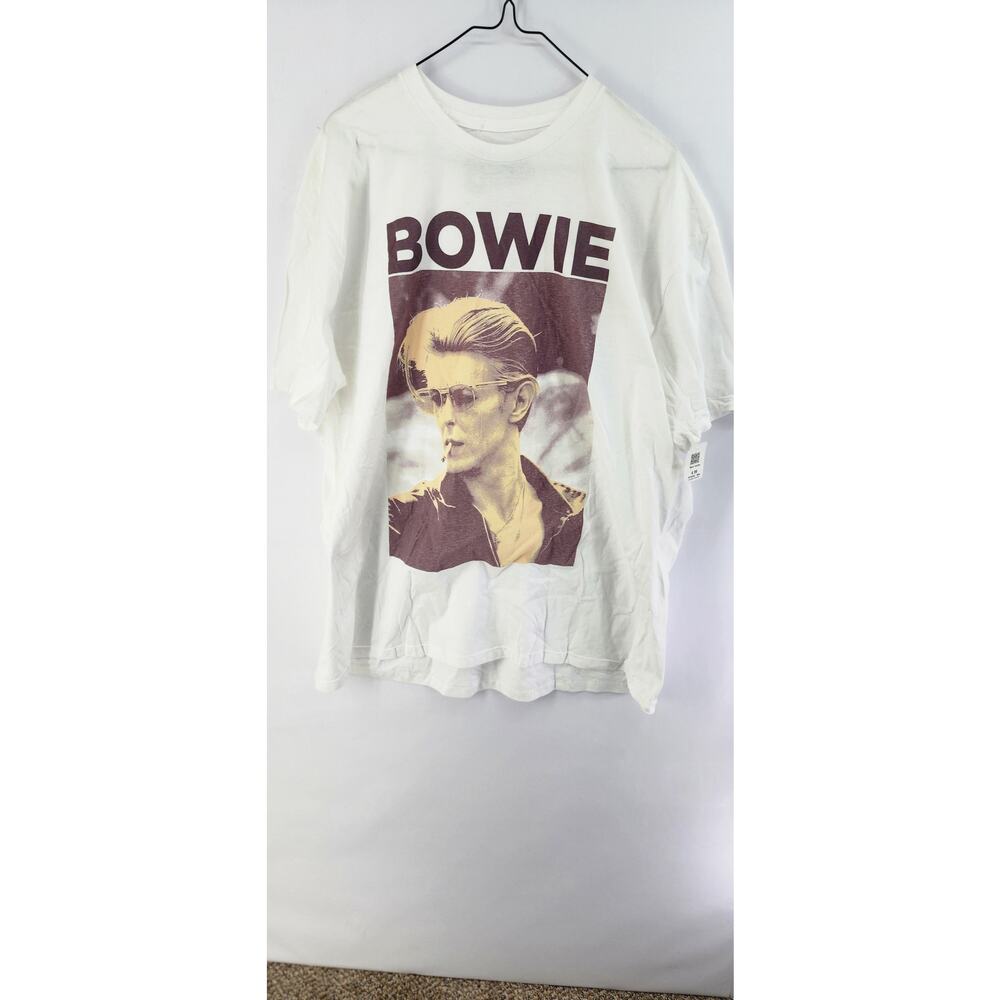 David Bowie Archive Licensed Photo Print T-Shirt White Size XXL